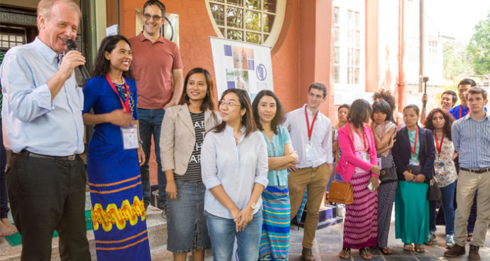 Cornell, Yezin and Pathein University students visit the MIID headquarters in Yangon